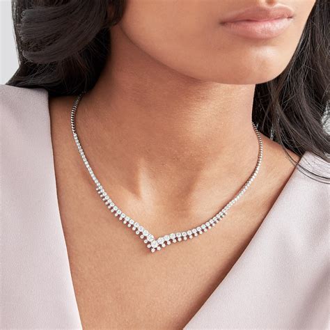 cheap diamond necklaces clearance.